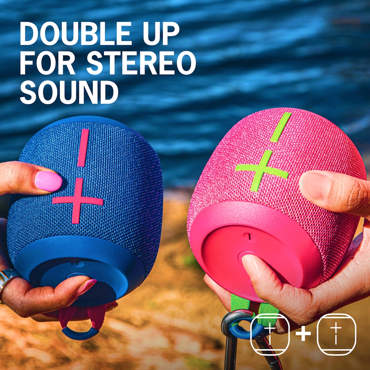 Ultimate Ears WONDERBOOM 3 bærbar trådløs høyttaler (blå)