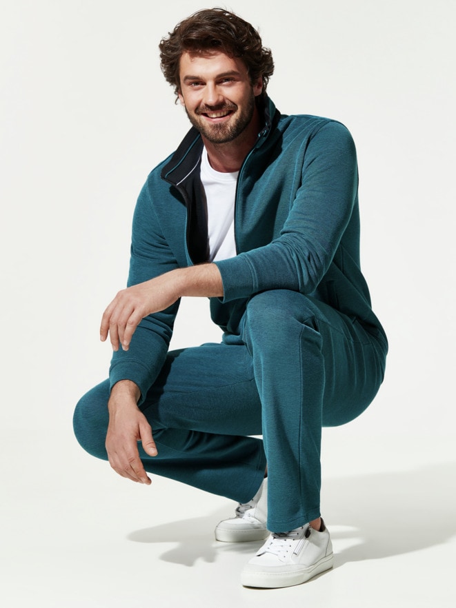 Extraglatt Freizeitjacke Bicolor