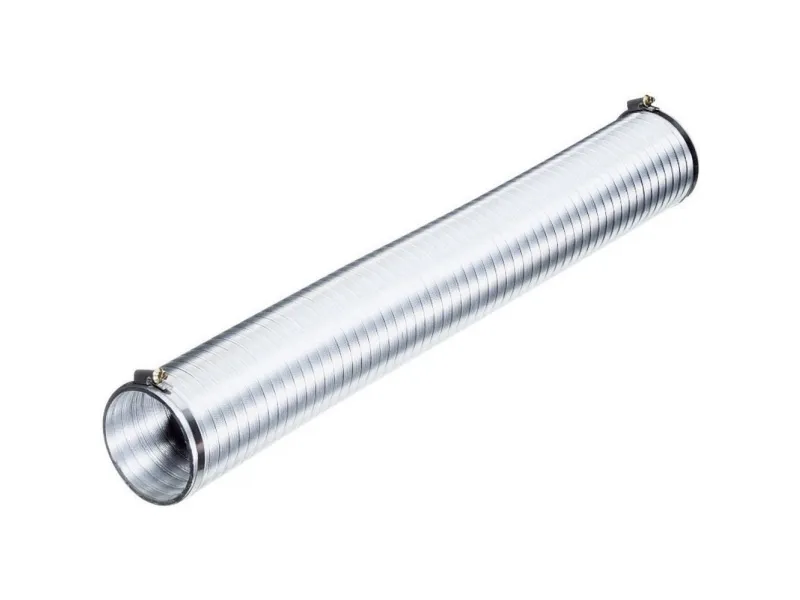 Wallair N51808 Fleksibelt ventilationsrør Aluminium (Ø x L) 10 cm x 2.5 m Sølv