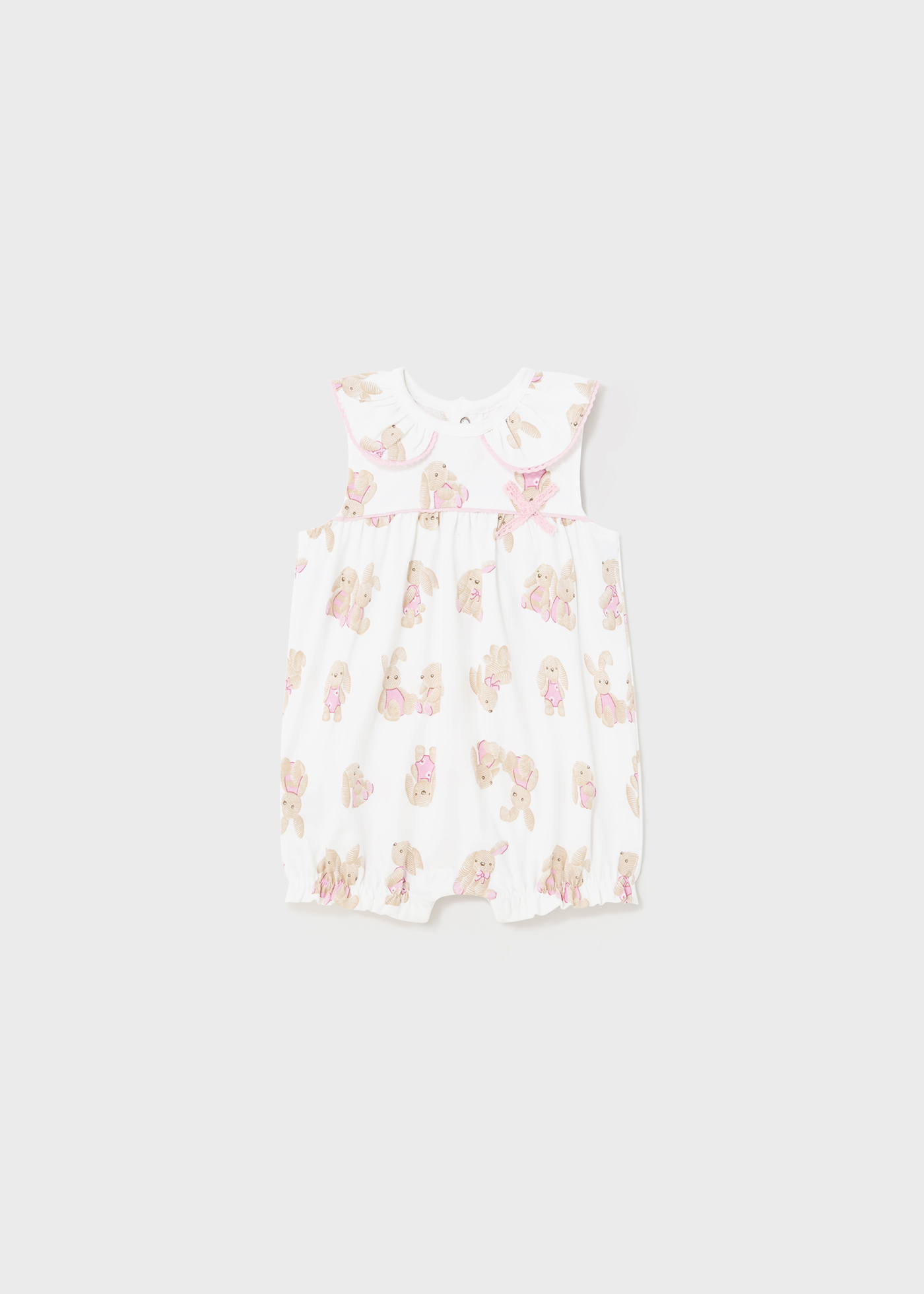 Conjunto de 2 macacões para recém-nascidos da Better Cotton, cor Jade.