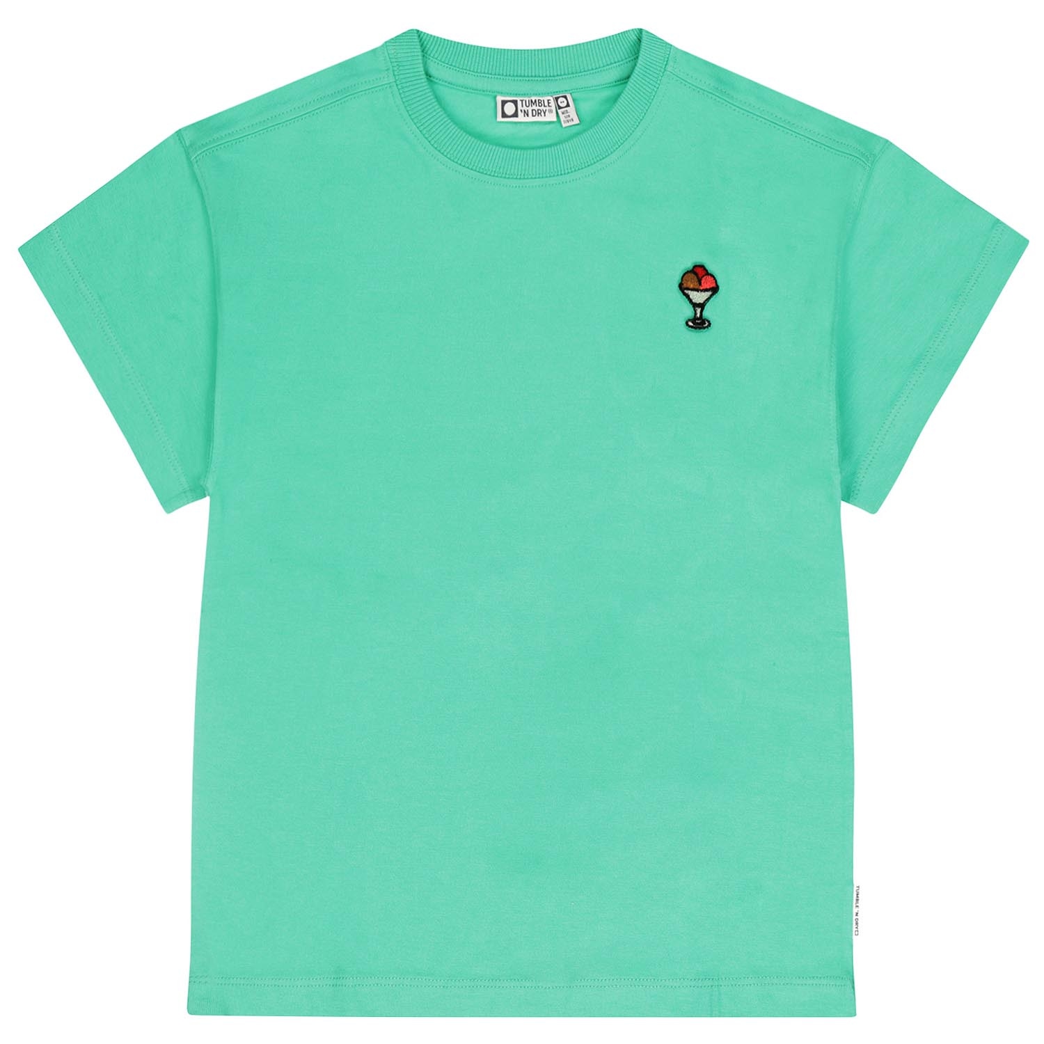Tumble 'N Dry peuter T-shirt korte mouwen effen mint