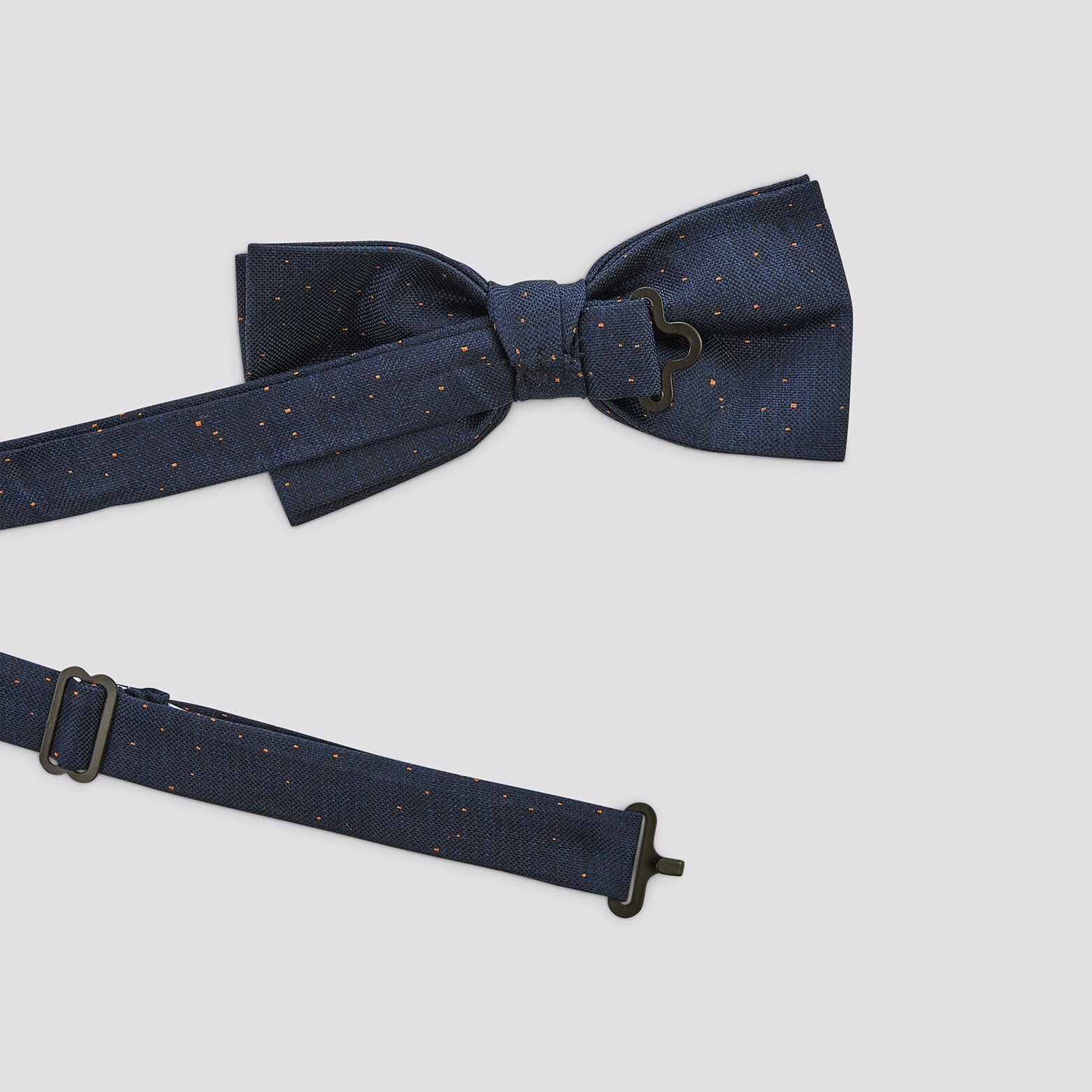 Nœud papillon à motif Bleu foncé