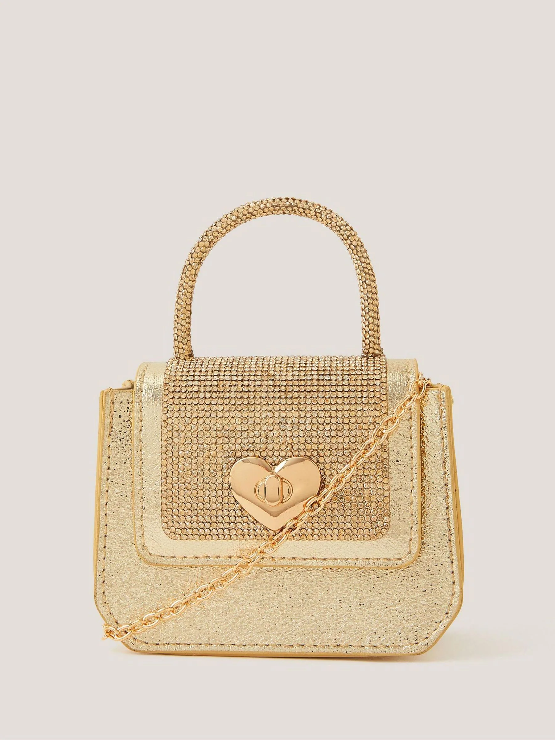 Monsoon Mini Metallic Handbag