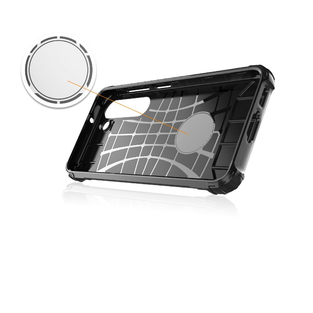 Samsung Galaxy S23 5G Outdoor Hybrid Hardcase Hülle - Rosa / Schwarz