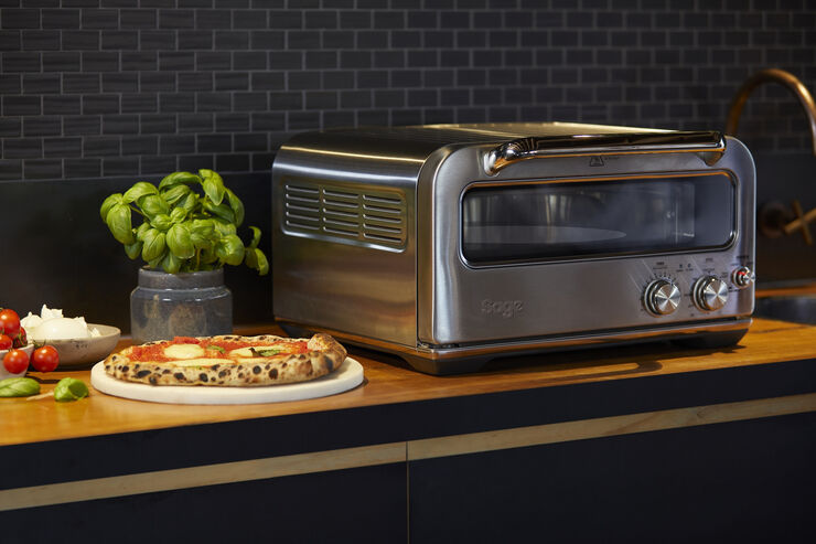SAGE Sage The Smart oven Pizzaiolo Stål