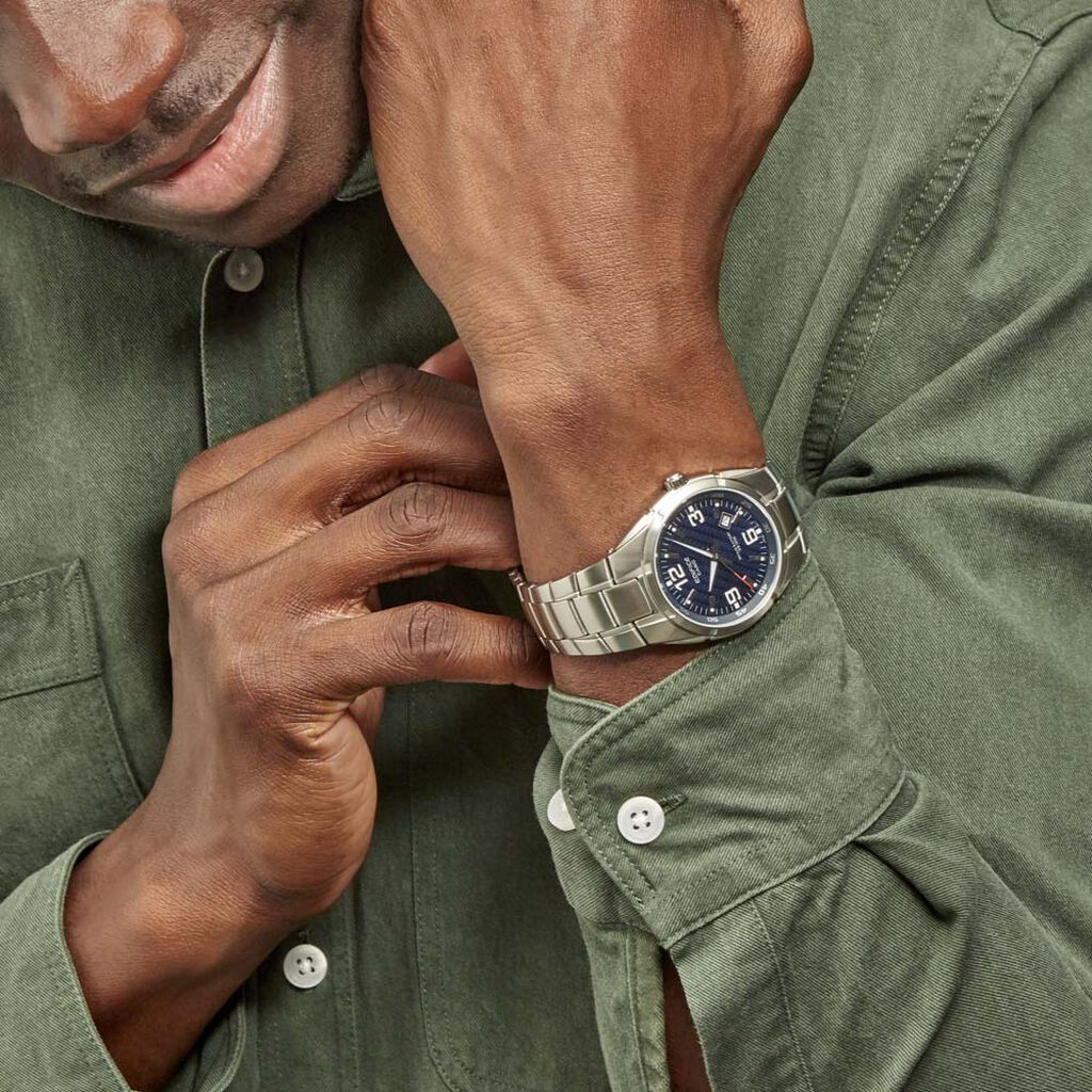 Montre Edifice Bleu