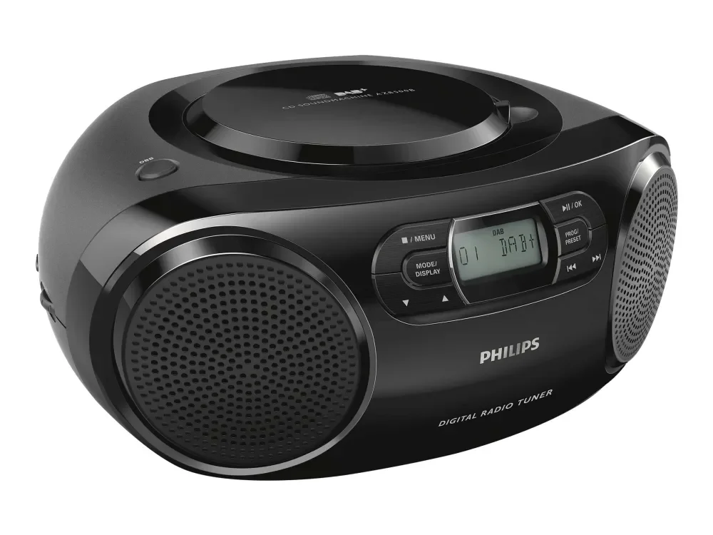 Philips - Bærbar CD-afspiller - Sort
