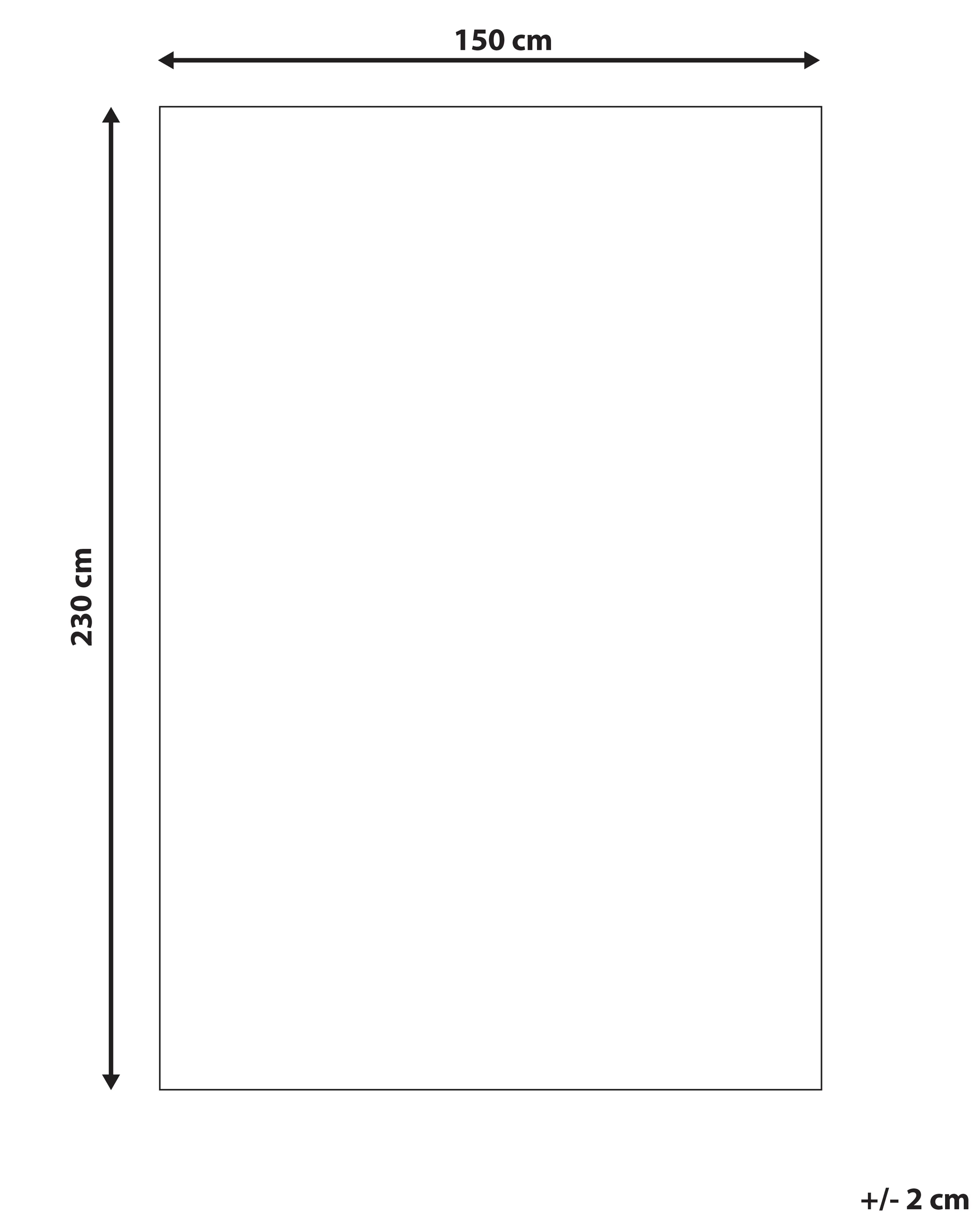 Vloerkleed ARHAVI Rood 150 x 230 cm