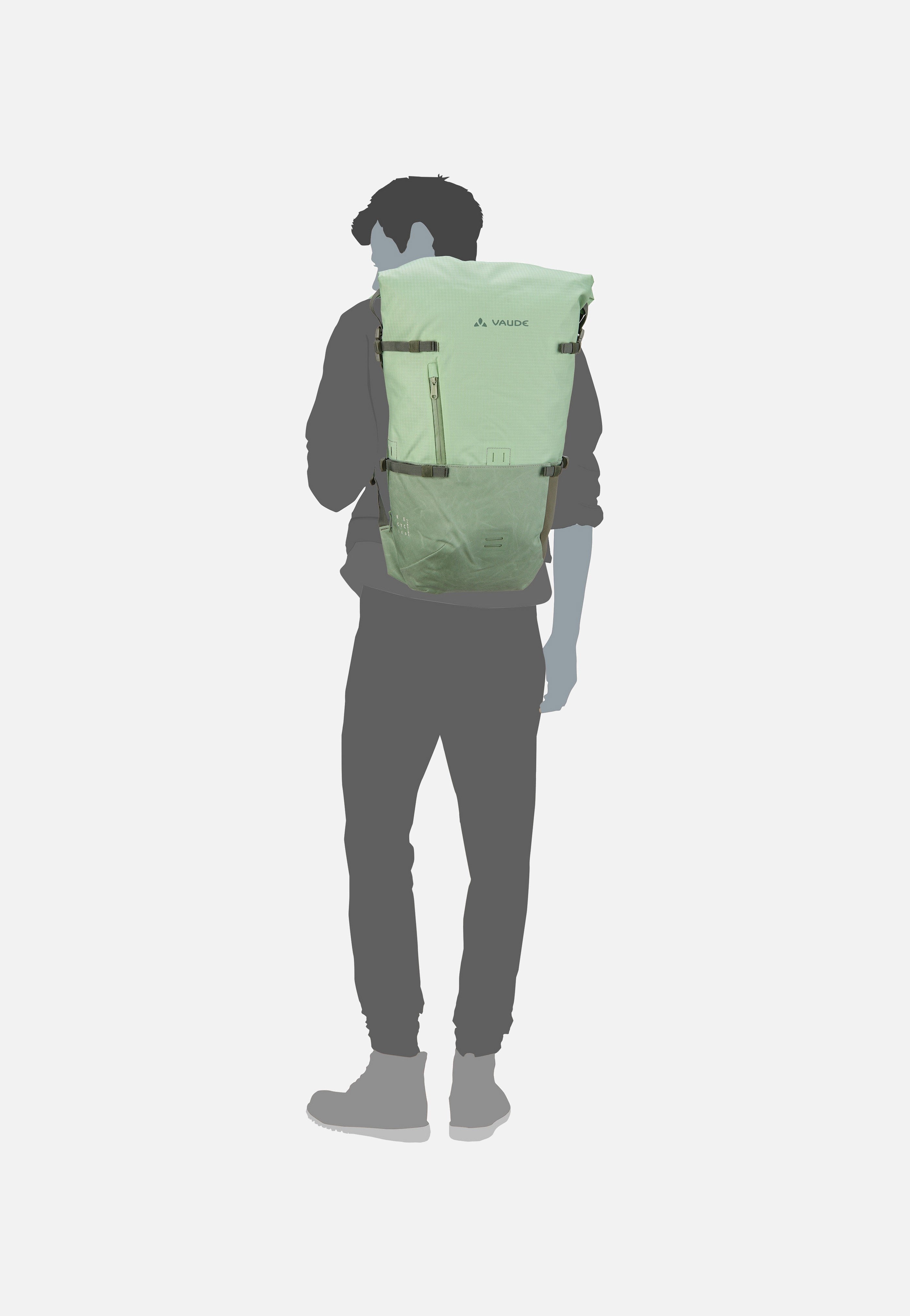 CityGo 23 II Aloe Vera - Rolltop Rucksack