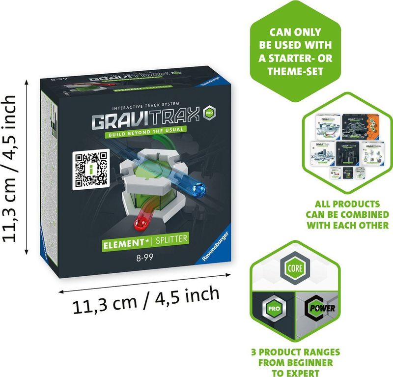 GraviTrax® PRO Splitter Uitbreiding - Knikkerbaan