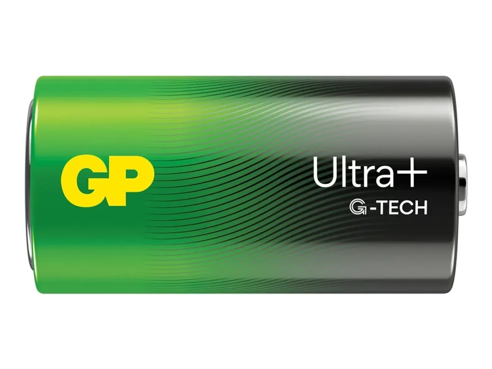 GP Ultra Plus - Batteri 2 x C - Alkalisk
