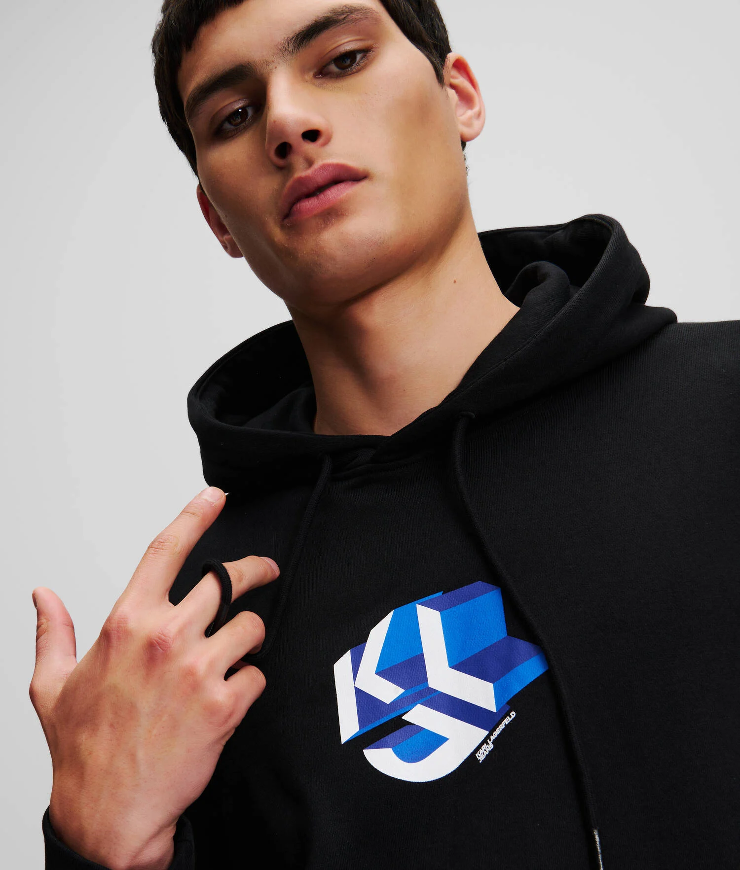 SWEAT À CAPUCHE KLJ MONOGRAM