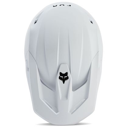 Casque cross Fox V1 - SOLID 2024 - Blanc