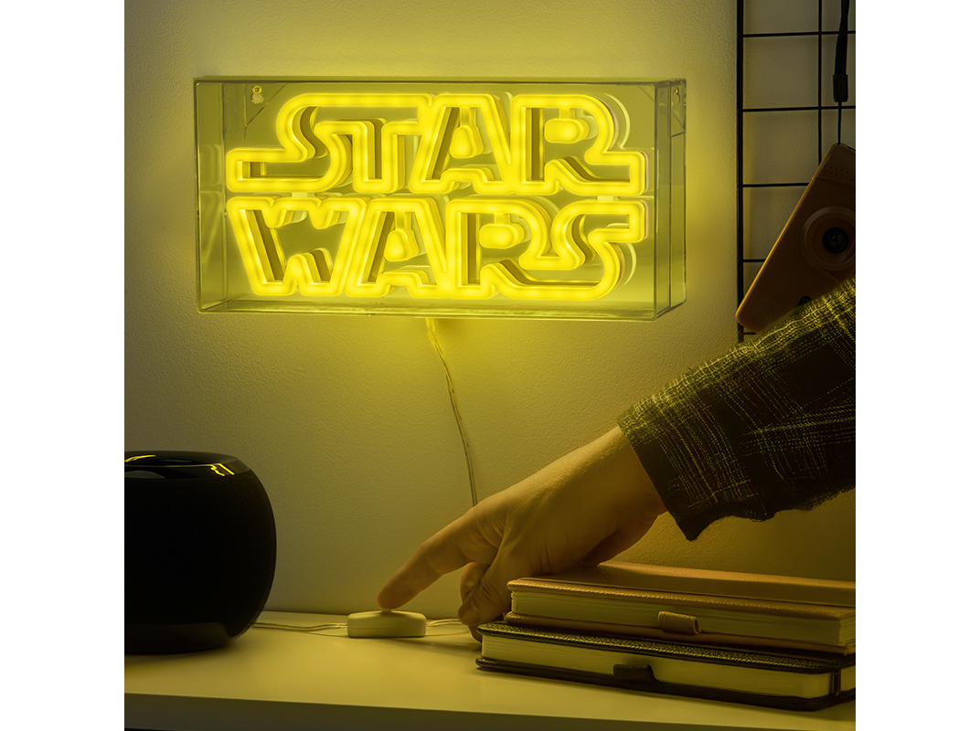 CANDEEIRO NEON LED STAR WARS