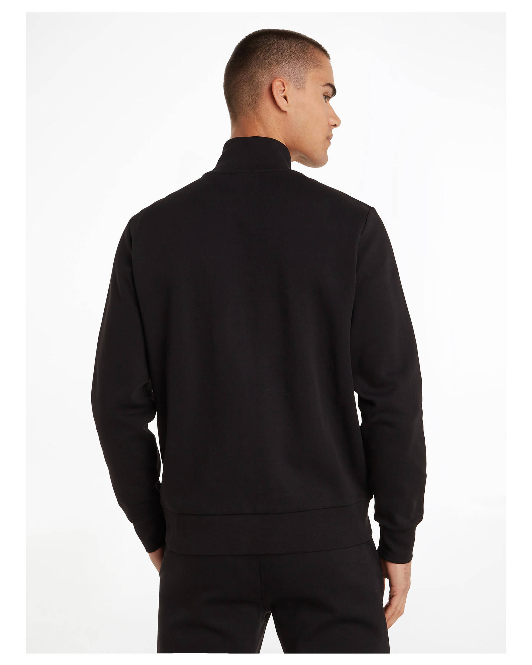CALVIN KLEIN| Herren Sweatshirt MICRO LOGO REPREVE Q-ZIP