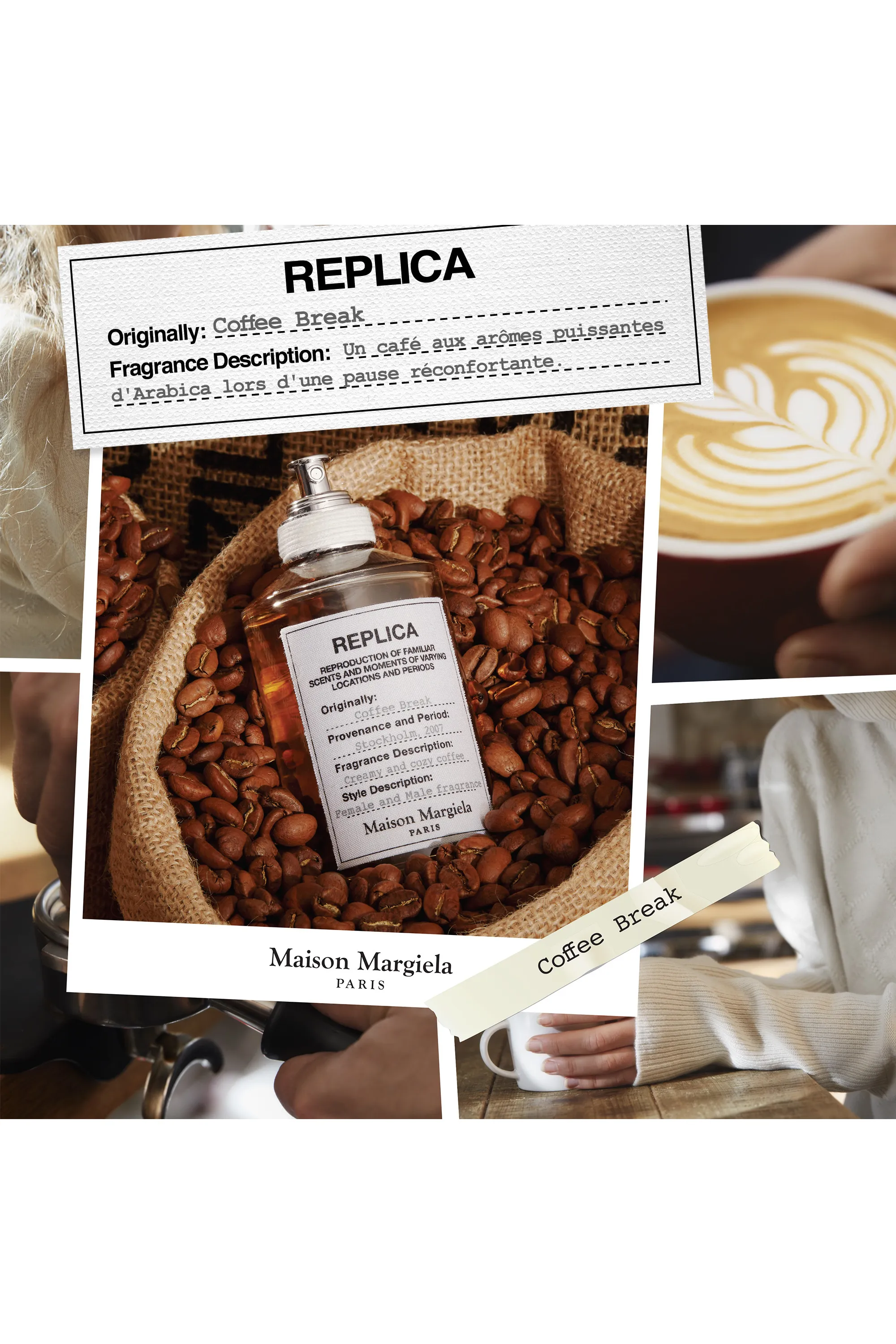 Maison Margiela REPLICA Coffee Break Eau De Toilette Fougère orientale-100 ml