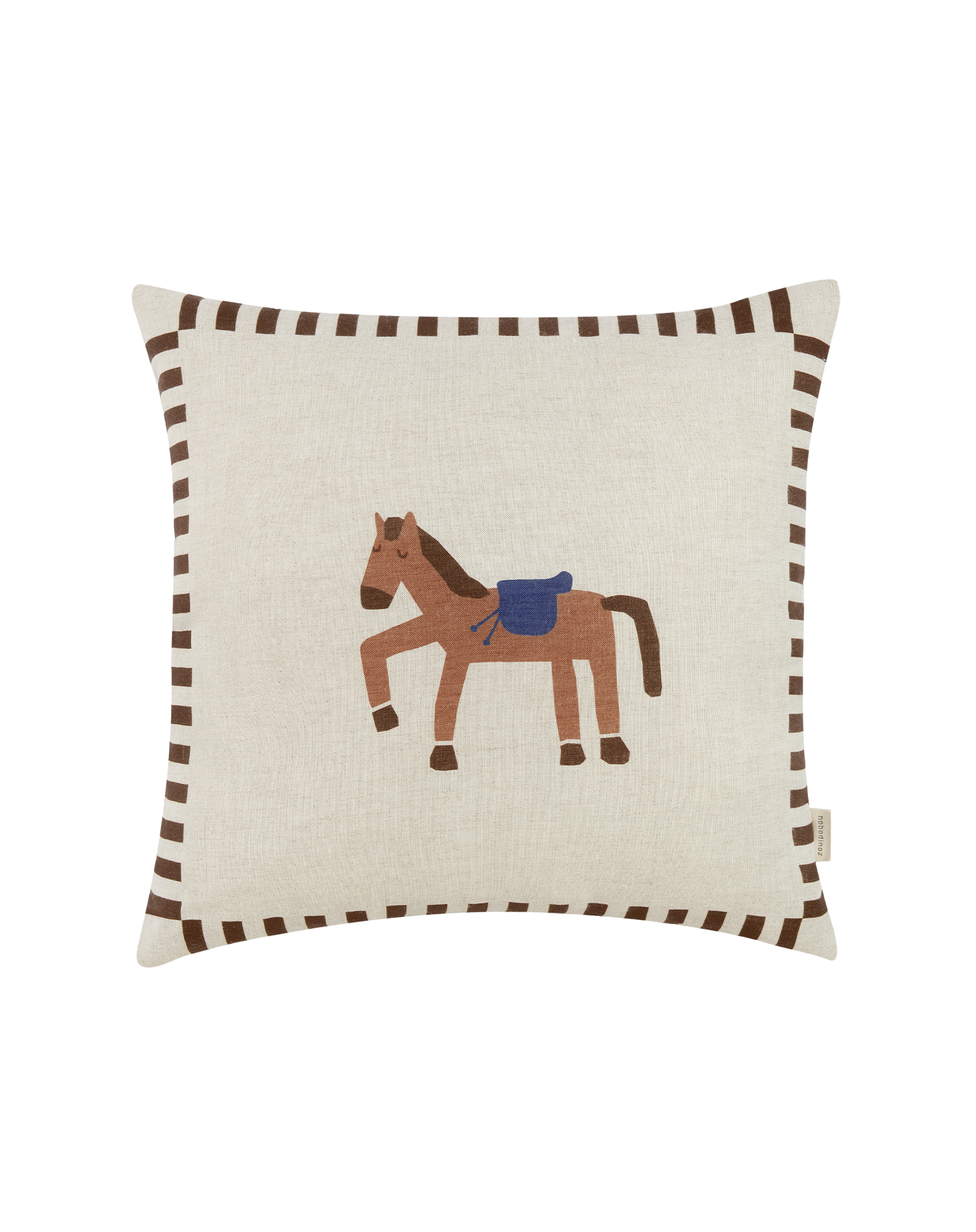 Coussin carré en lin français vibes | Gris