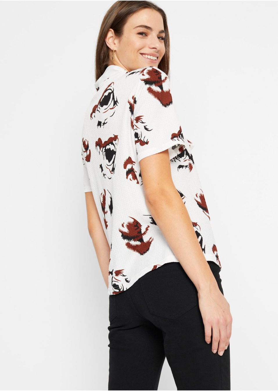 Blouse avec lavallière