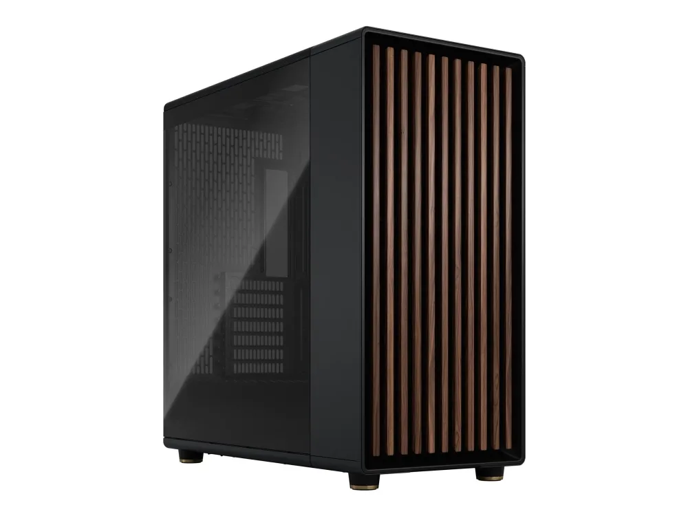 Fractal Design North XL - Tower - udvidet ATX - sidepanel med vindue (hærdet glas) - ingen strømforsyning (ATX) - charcoal black - USB/Audio/Mic