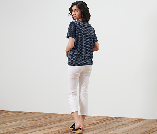 Bedrucktes Blusenshirt