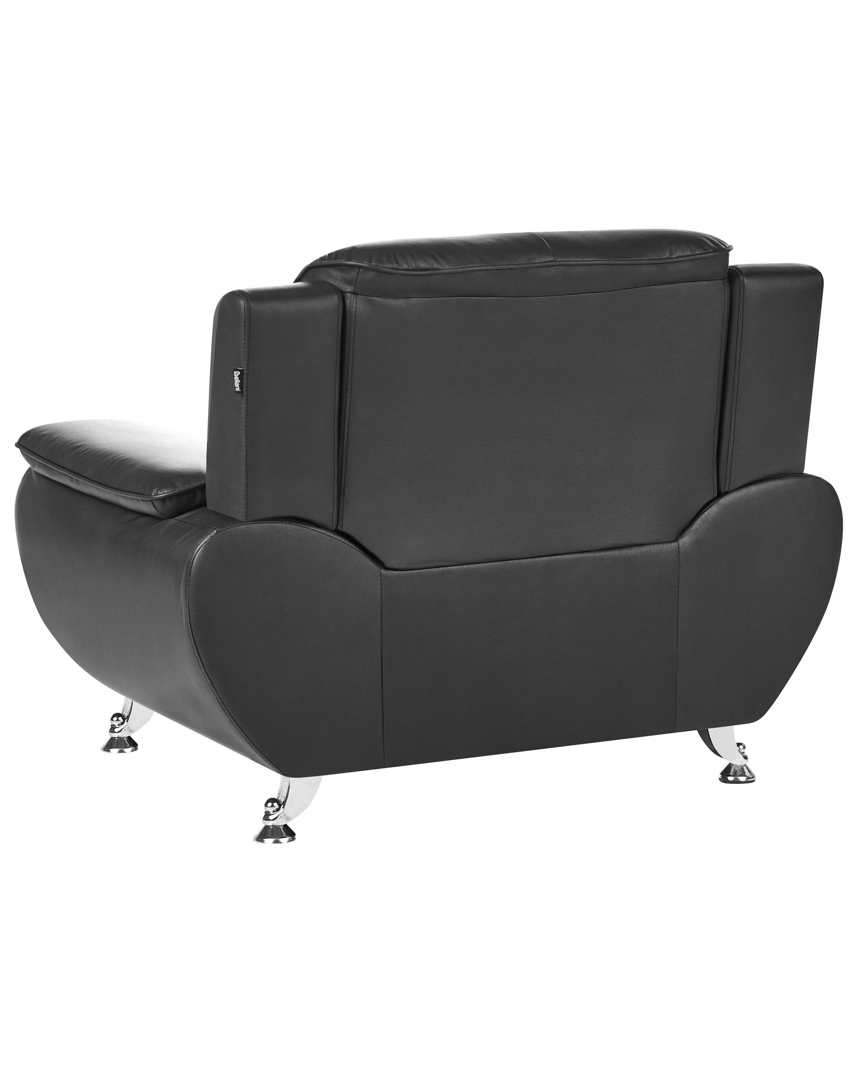 Fauteuil LEIRA Kunstleer Zwart