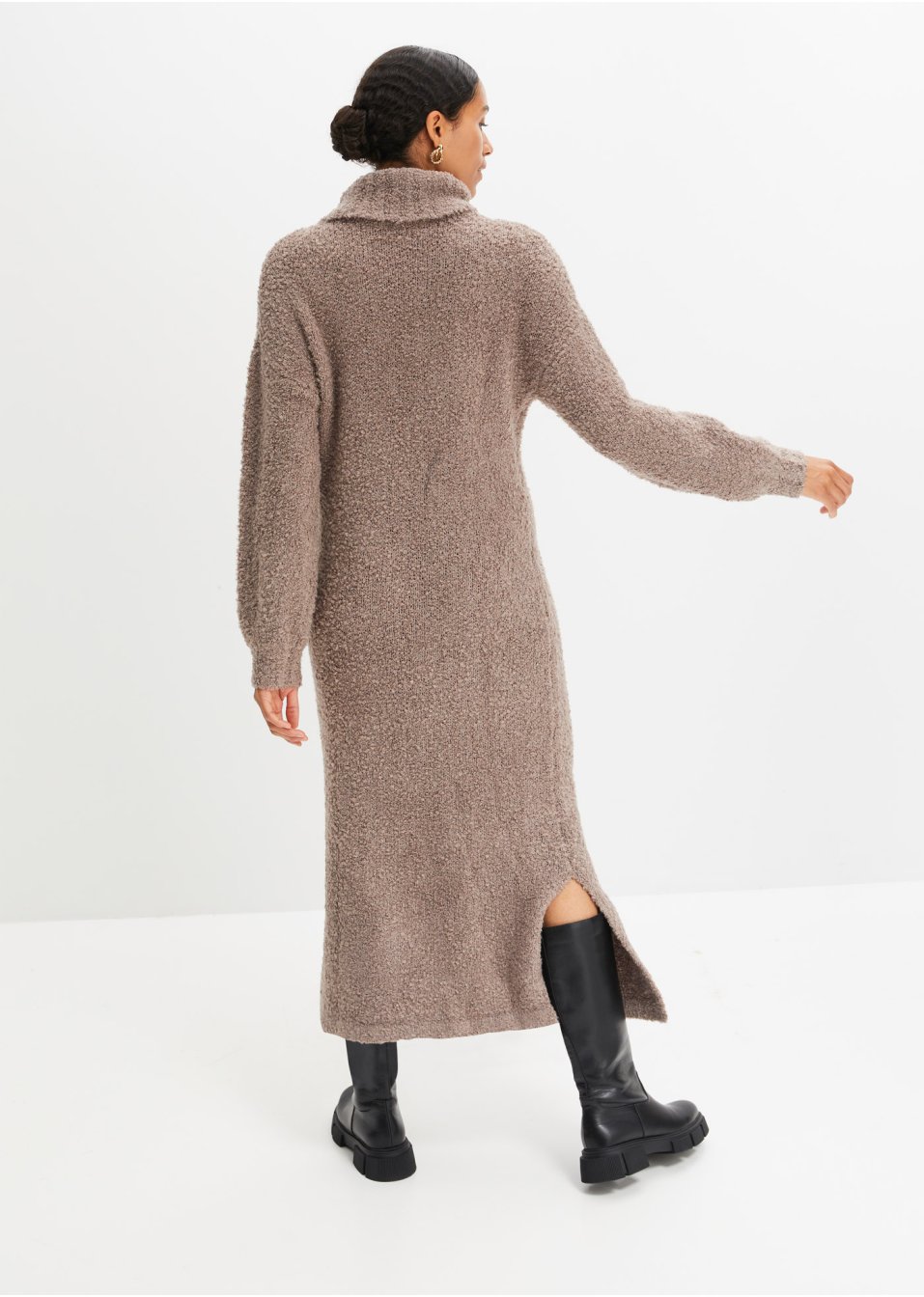 Robe en maille bouclée