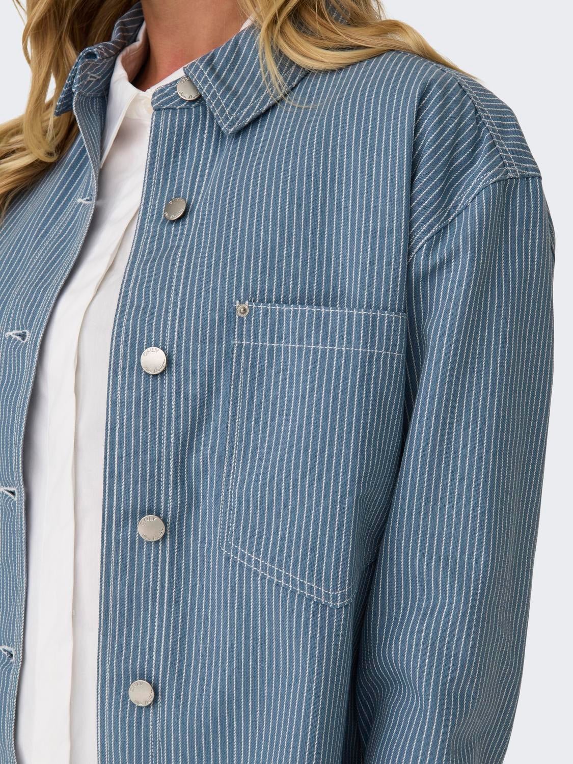 ONLMERLE Overshirt Faded Denim