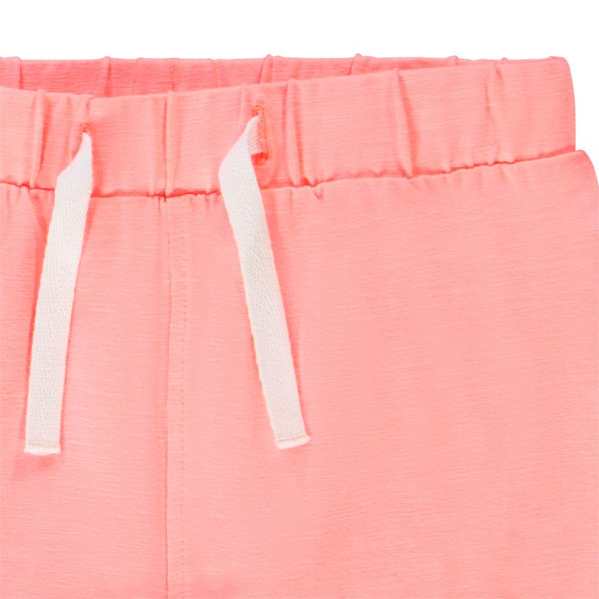 Short en molleton uni - Corail