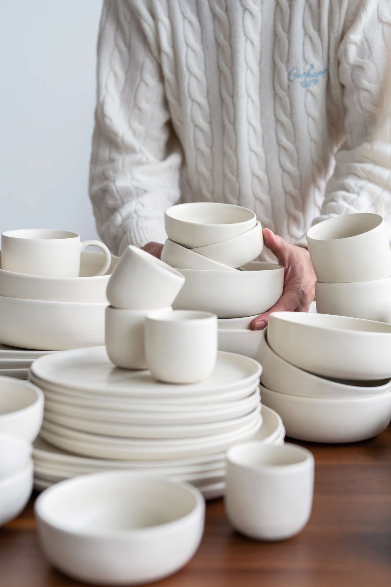 Kopje Alva naturel - set van 12