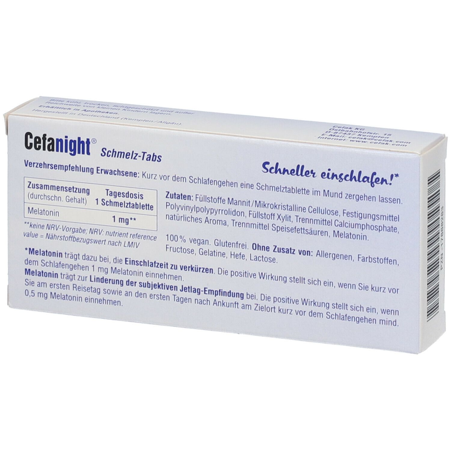 Cefanight® Schmelz-Tabs