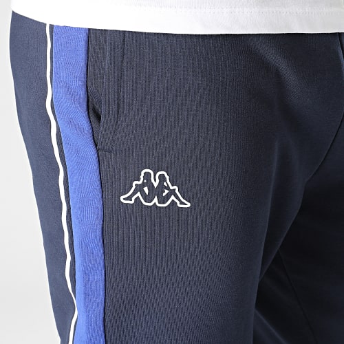 Pantalon Jogging A Bandes Logo Alexandrie 331C55W Bleu Marine