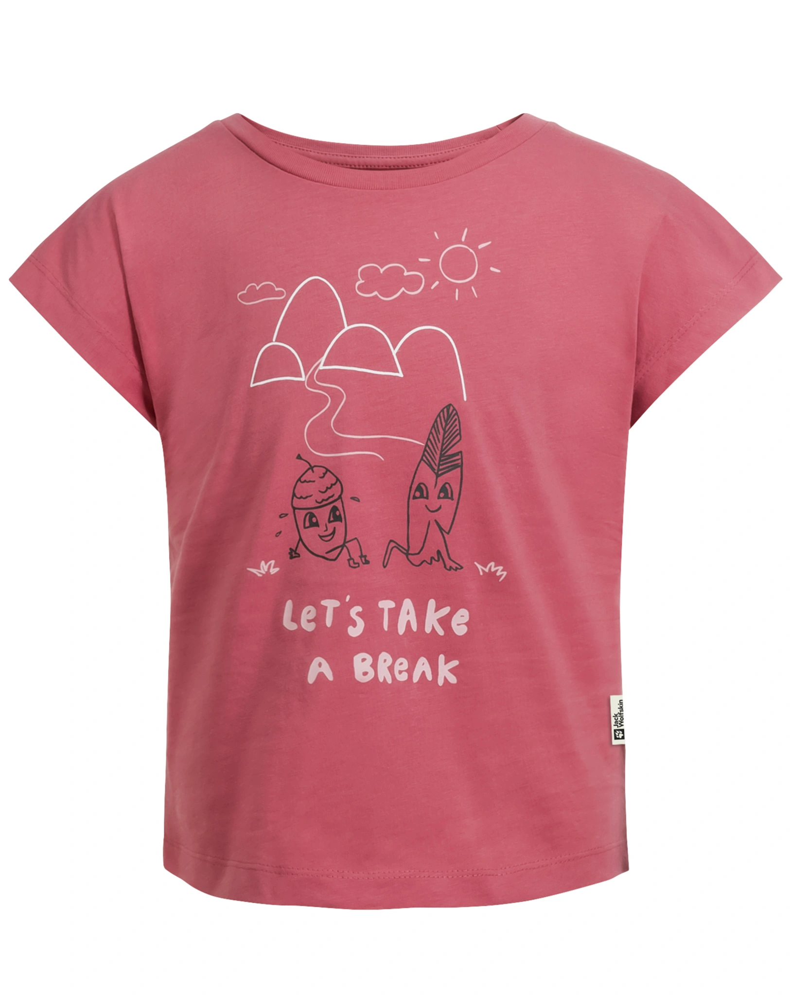 T-Shirt TAKE A BREAK in soft pink