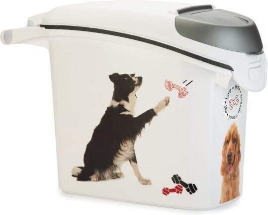 Curver voerton hond wit 15 L / 6 kg