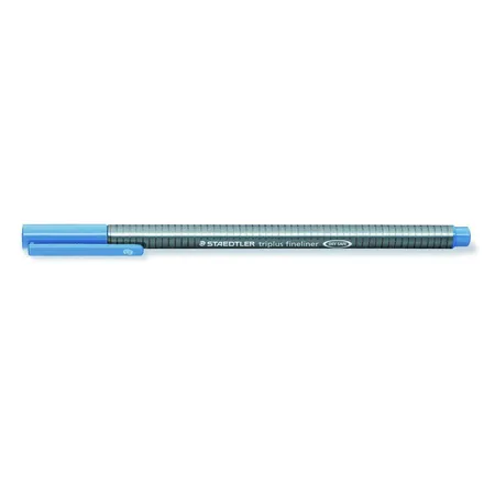 STAEDTLER® 334-63 triplus Fineliner, dreikant, 0,3 mm, delfterblau