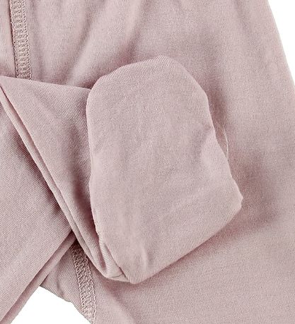 Joha Leggings m. Fuß - Wolle - Pink