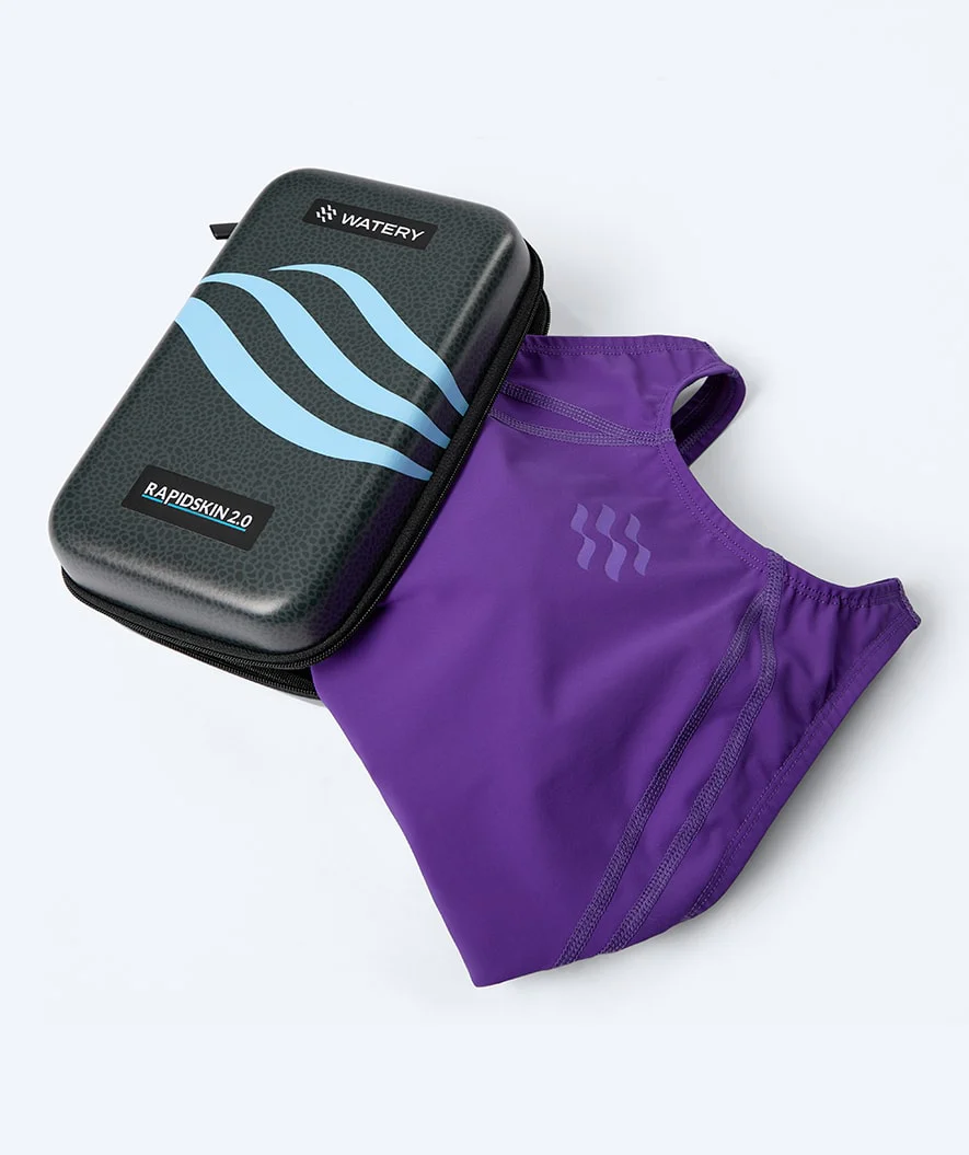 Watery konkurrence badedragt til piger - Rapidskin 2.0 - Lilla