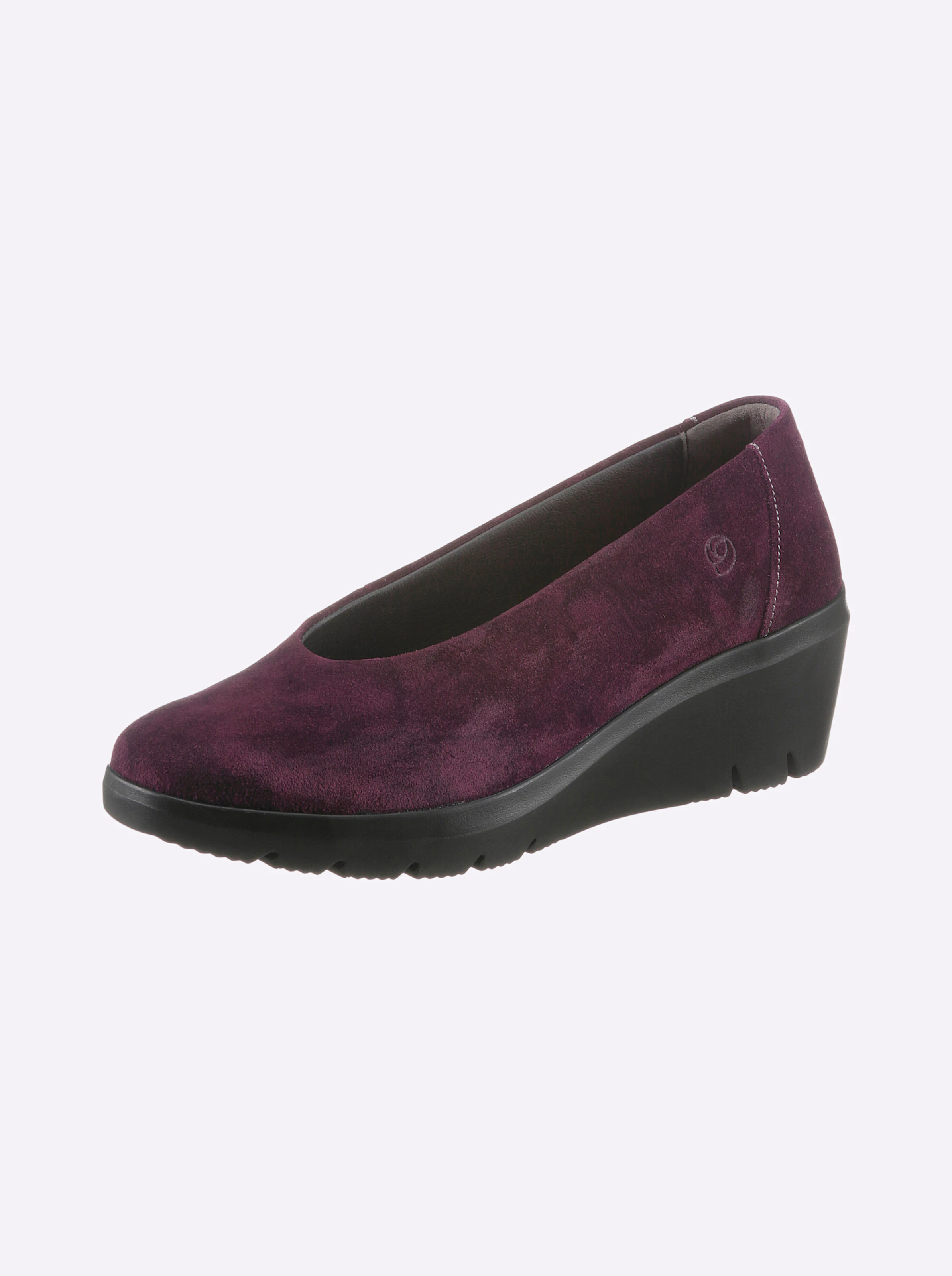 Suave Slipper in burgund