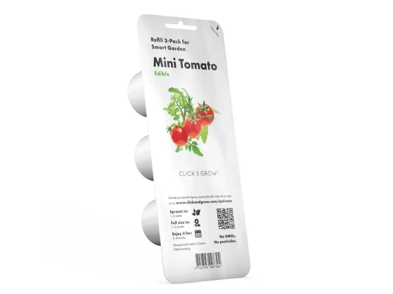 Click and Grow Smart Garden Minitomato Refill 3-pack - Easy indoor growing for fresh tomatoes