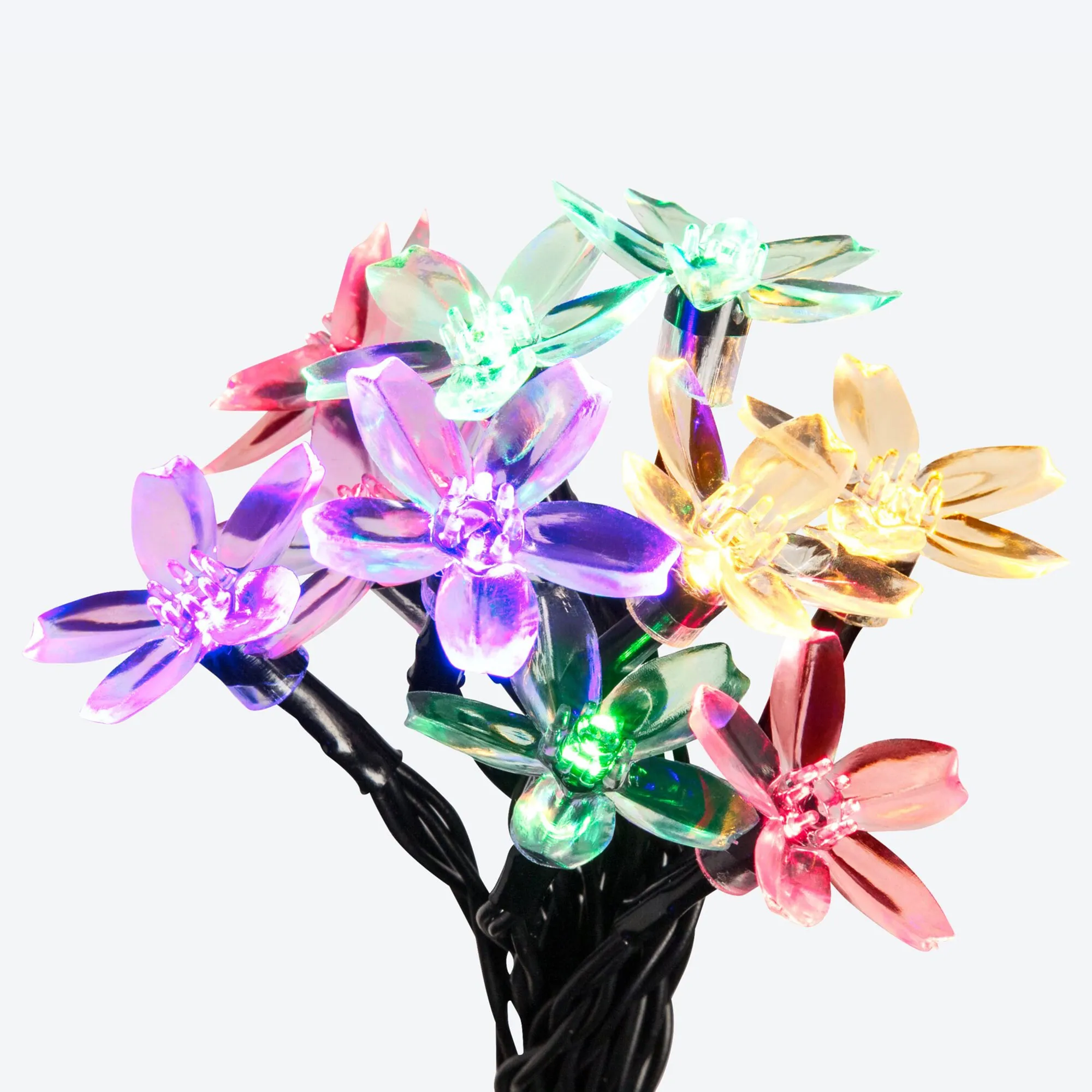 Solar-Lichterkette mit Blumen, ca. 835cm