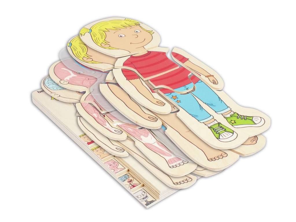 Beleduc Lagen-Puzzle Dein Körper Mädchen
