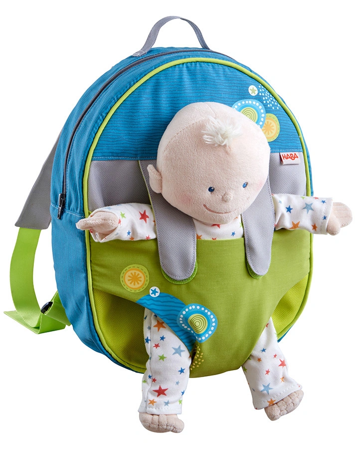 Kinder-Puppenrucksack SOMMERWIESE (25x30x8) in bunt