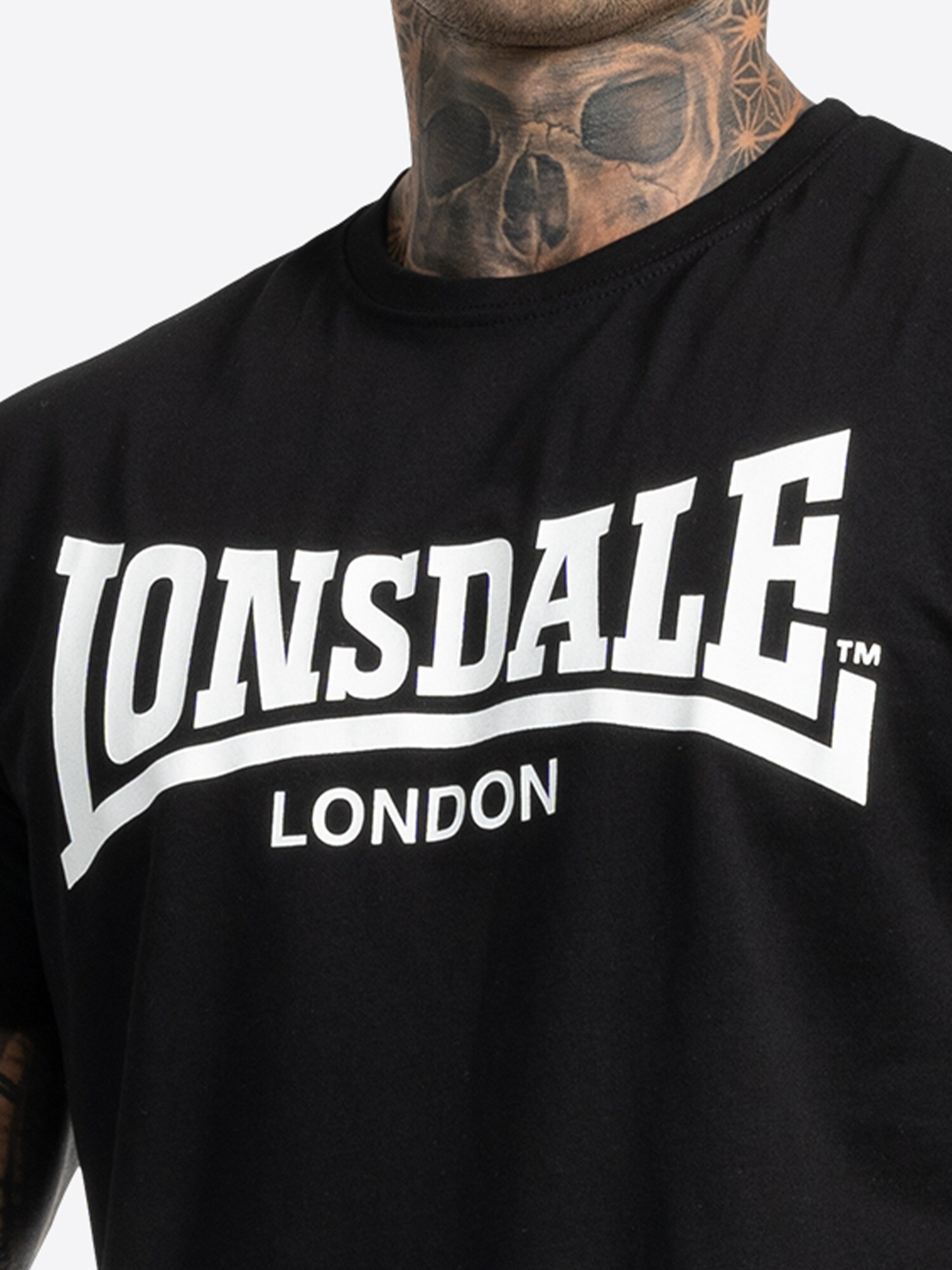 Lonsdale Herren T-Shirt normale Passform Doppelpack SUSSEX