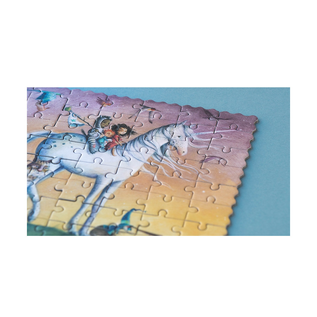 Puzzle - Pocket My Unicorn - 100 Pièces