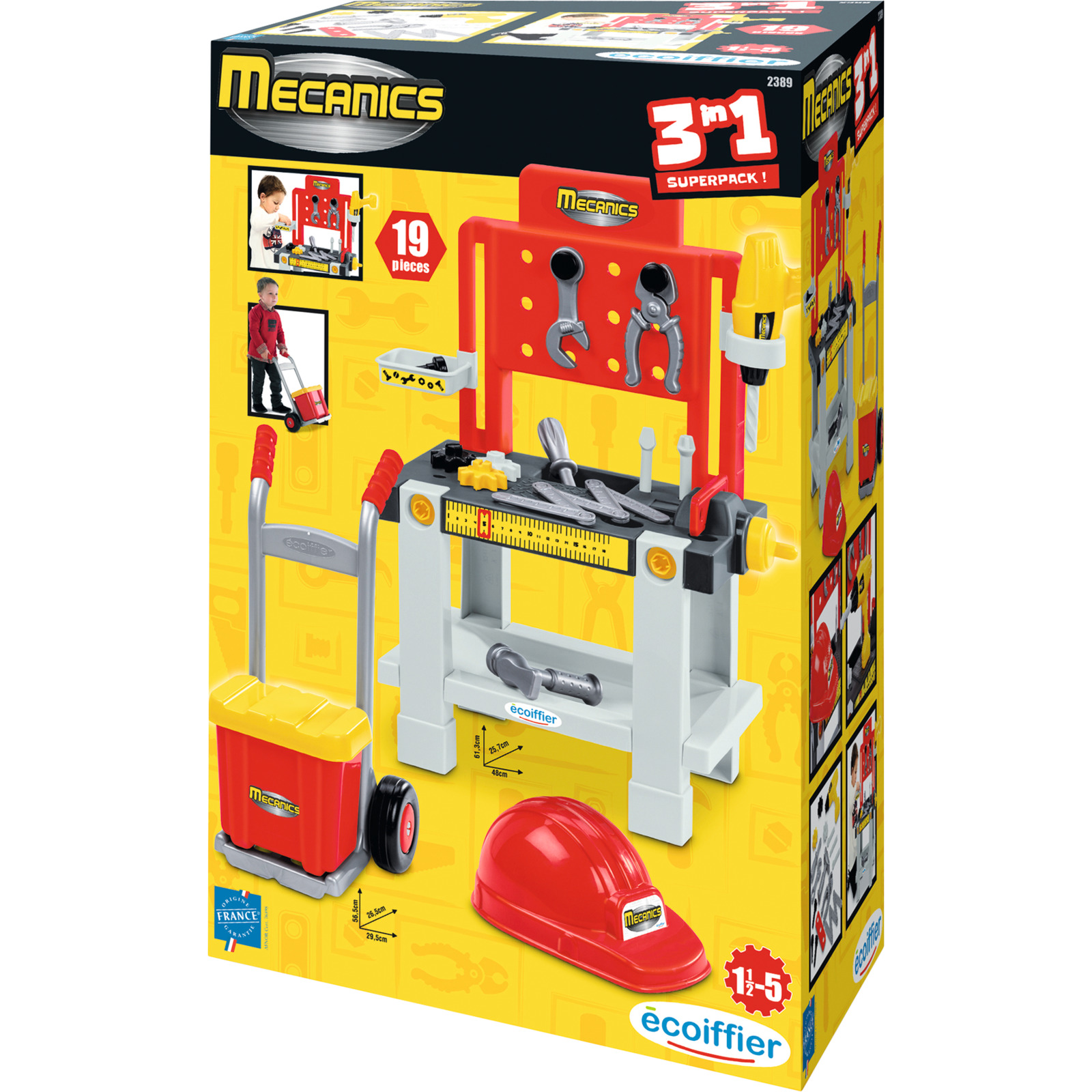 Ecoiffier Werkbank 3in1