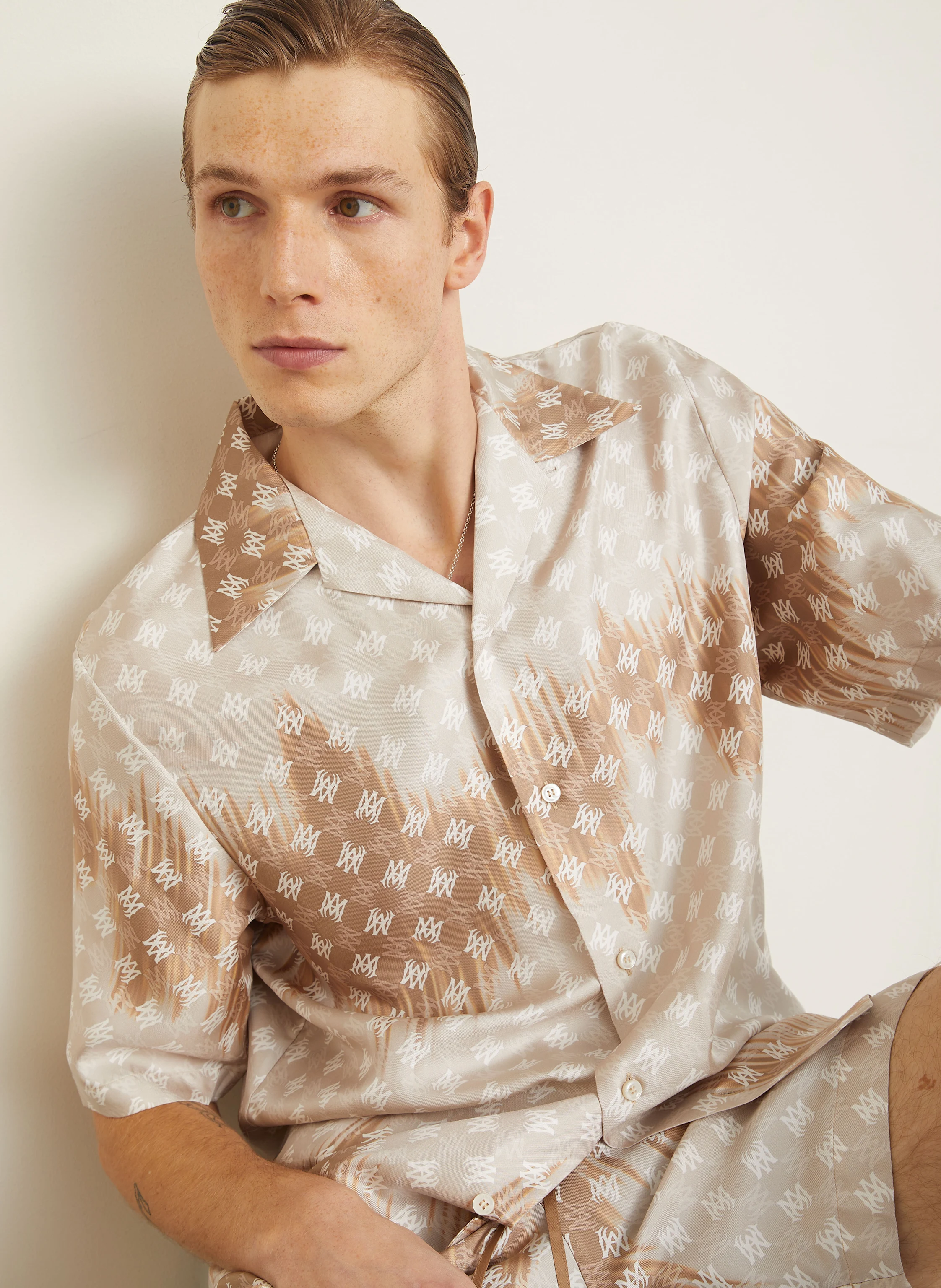AMIRI Resorthemd Comfort Fit aus Seide