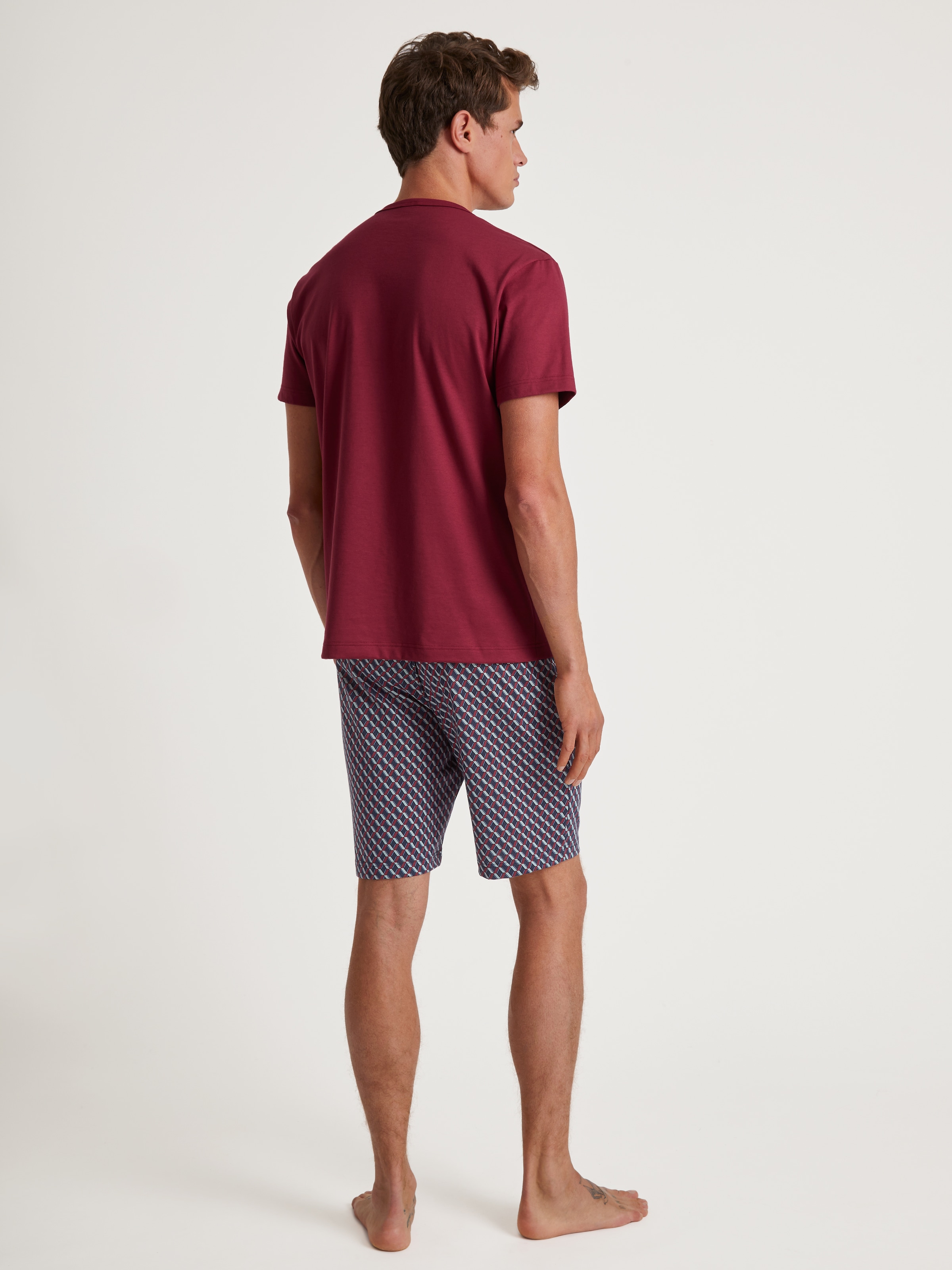 CALIDA Pyjama »Relax Imprint« 2 Stk. tlg., mit elastischem Hosenbund