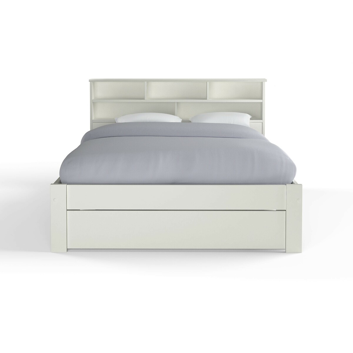 LA REDOUTE INTERIEURS<br>Cama em pinho maciço e MDF, com estrado de ripas Nikko