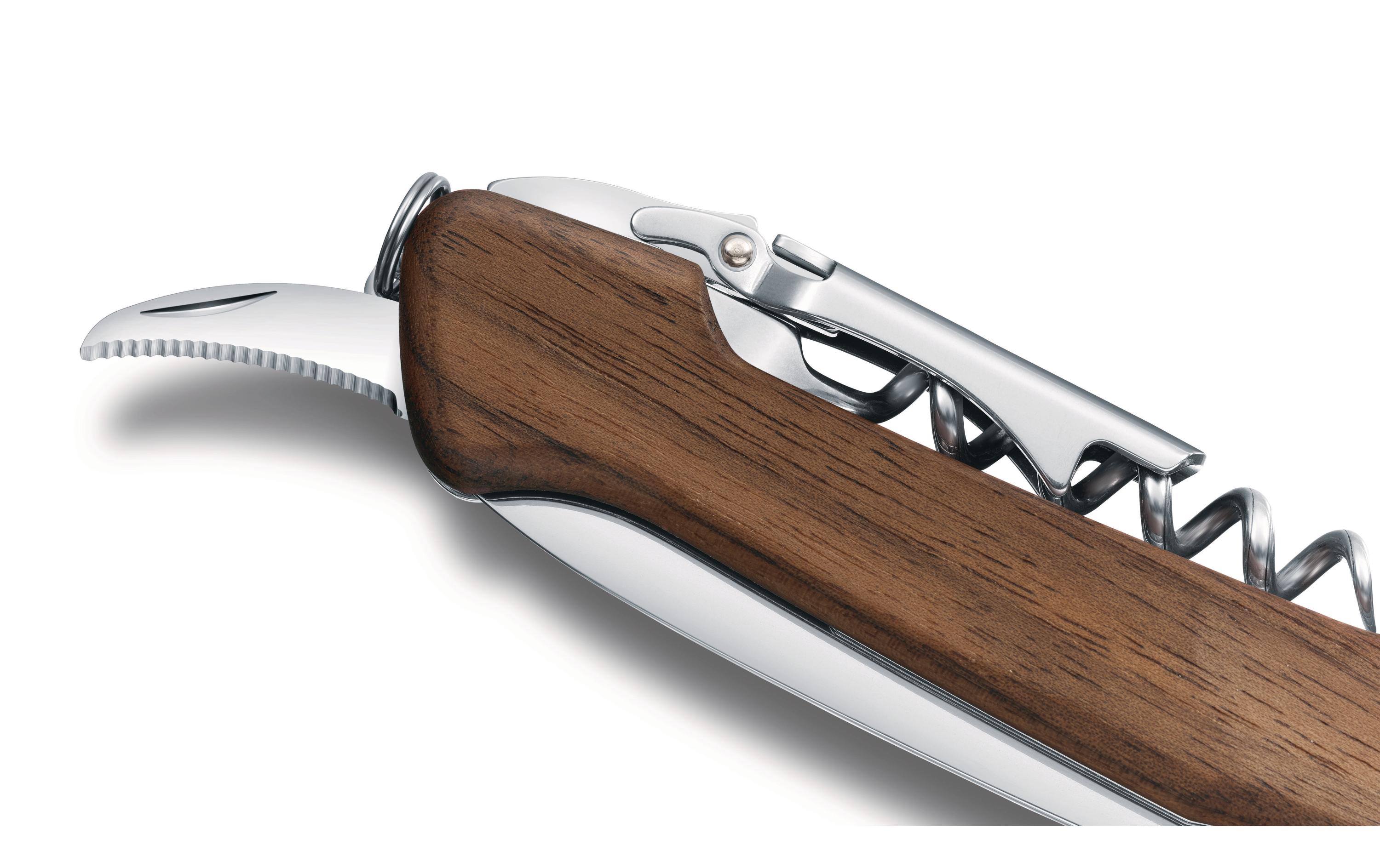 Taschenmesser Wine Master Nussbaumholz<br>Schweizer Sackmesser