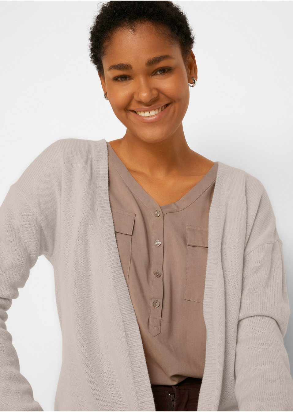 Gilet en maille basique