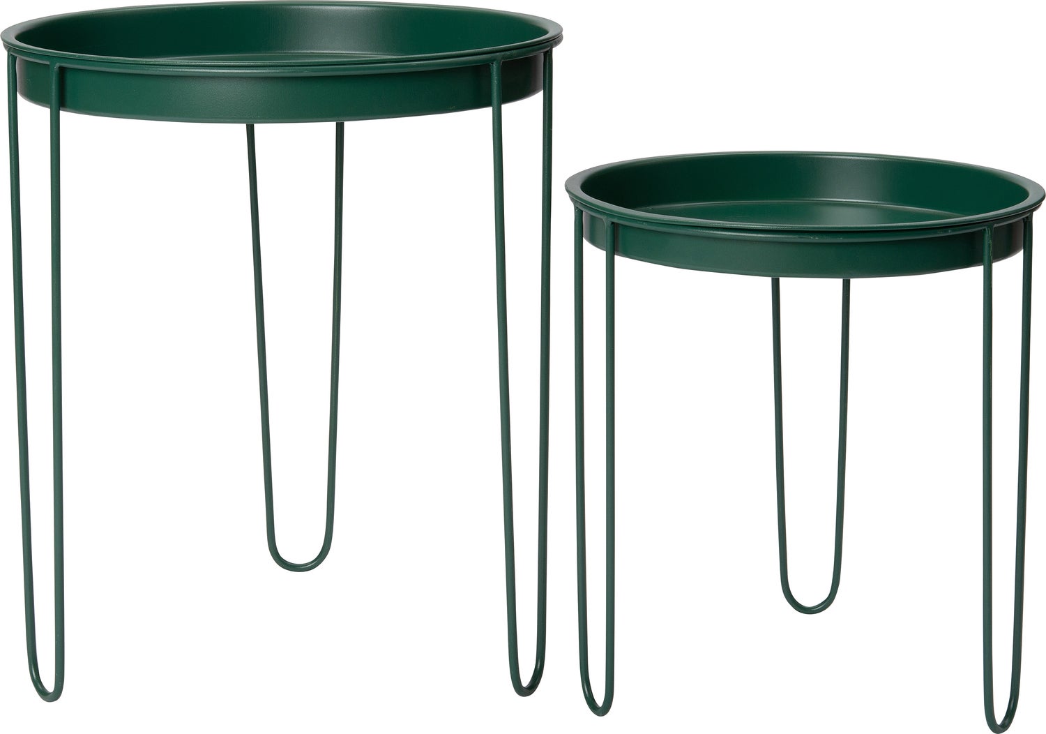 Intratuin bijzettafel Tray groen D 39 H 45 cm